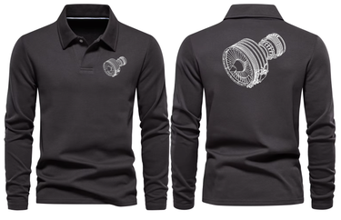 AIRBUS CFM LONG SLEEVE POLO